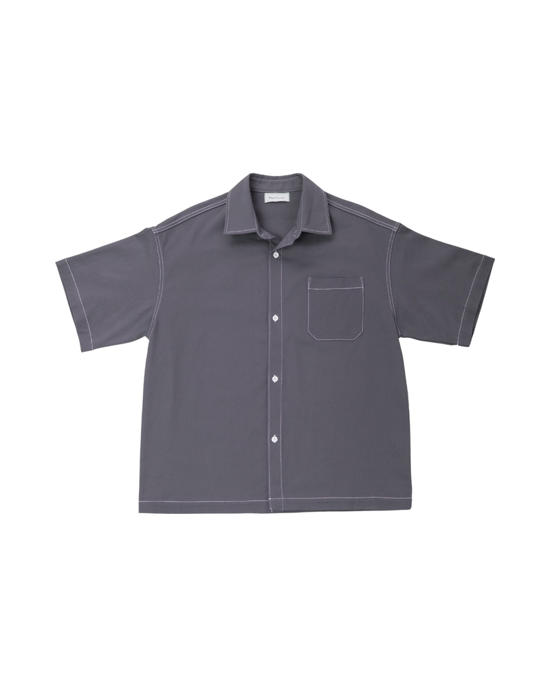 DANTE Button Up Twill in Cloak Grey