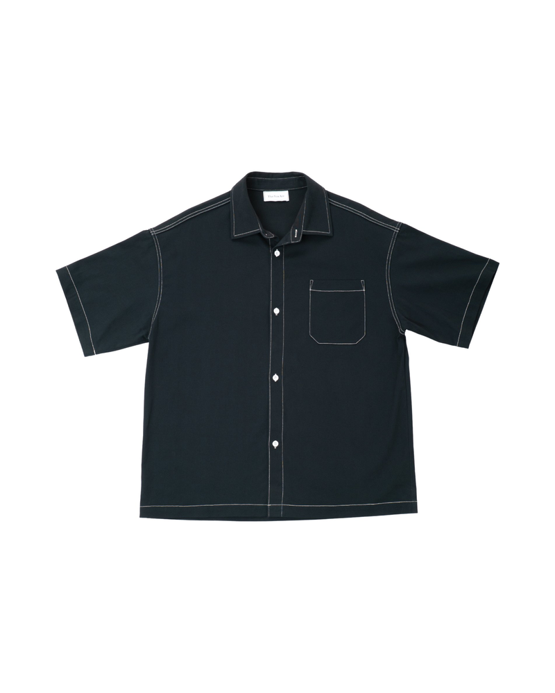 DANTE Button Up Twill in Corbeau Blue
