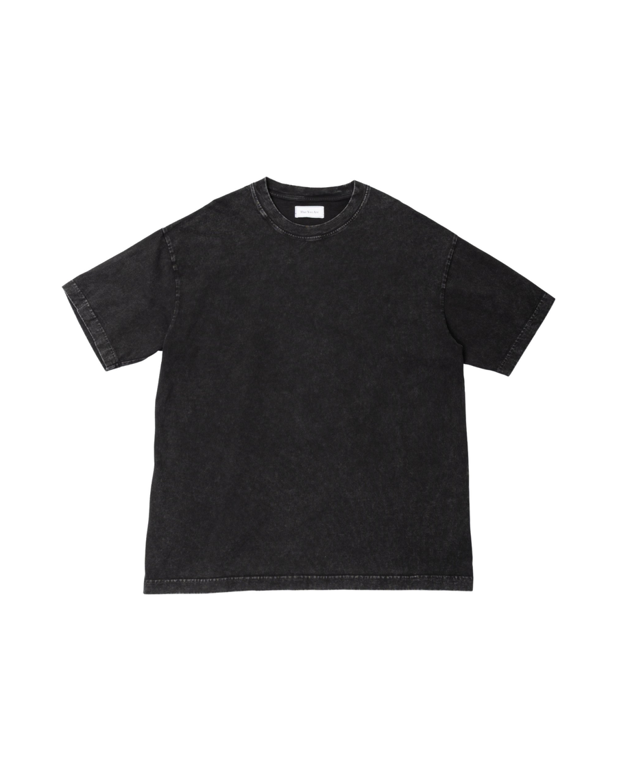 YOKO Oversized Washed Tee in Urban Charcoal