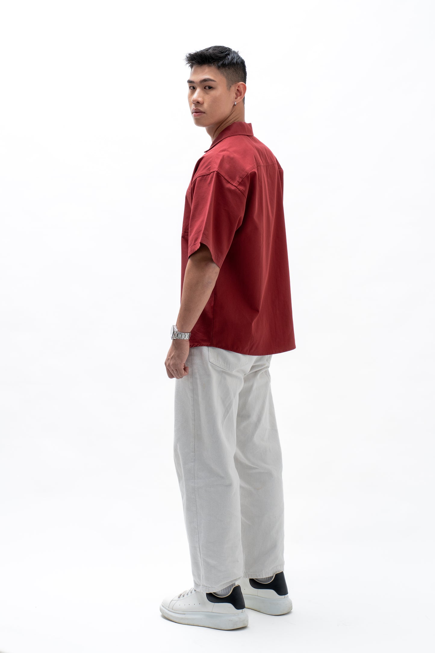 BASHO Lyocell Short Sleeve – Auburn Maroon *Pre-Order*