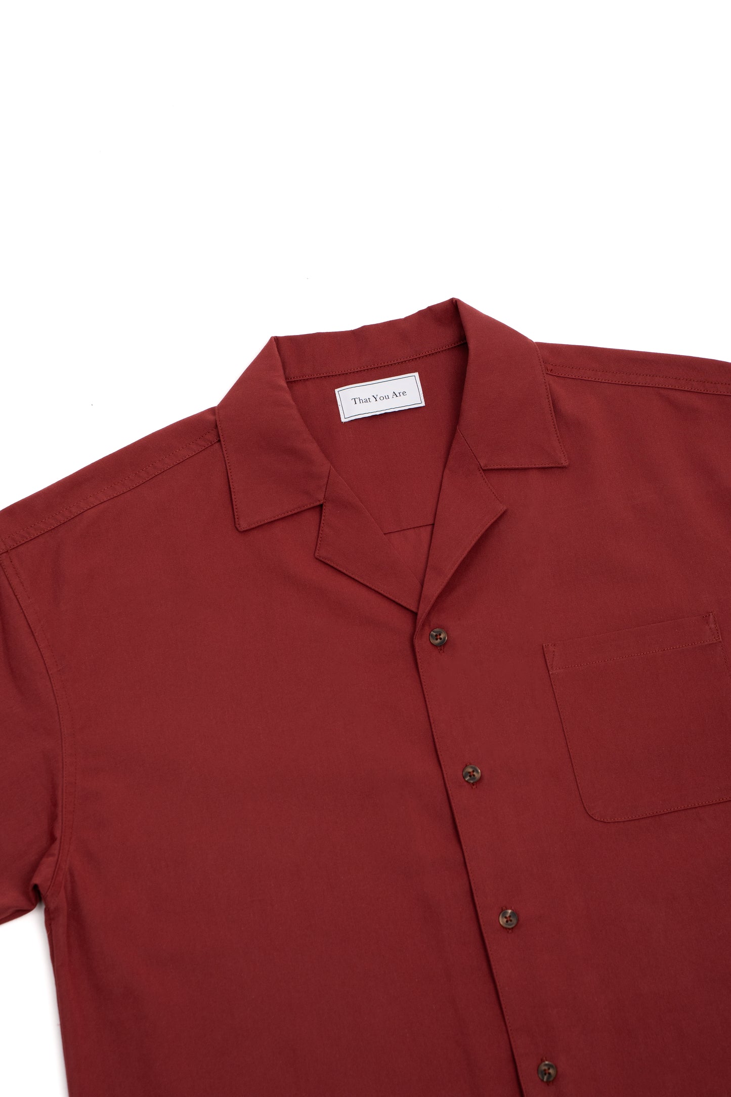 BASHO Lyocell Short Sleeve – Auburn Maroon *Pre-Order*