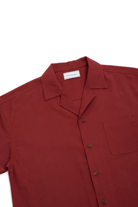 BASHO Lyocell Short Sleeve – Auburn Maroon *Pre-Order*