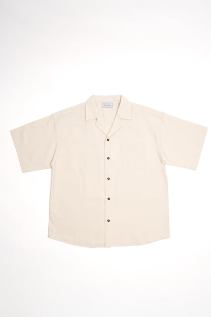 BASHO Lyocell Short Sleeve – Medlar Ivory    *Pre-Order*