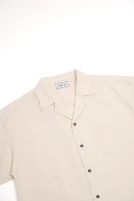 BASHO Lyocell Short Sleeve – Medlar Ivory    *Pre-Order*