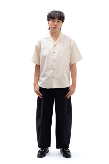 BASHO Lyocell Short Sleeve – Medlar Ivory    *Pre-Order*