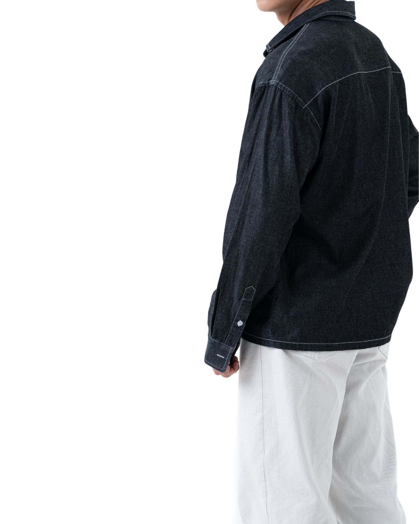 RUMI Long Sleeve Chambray – Black