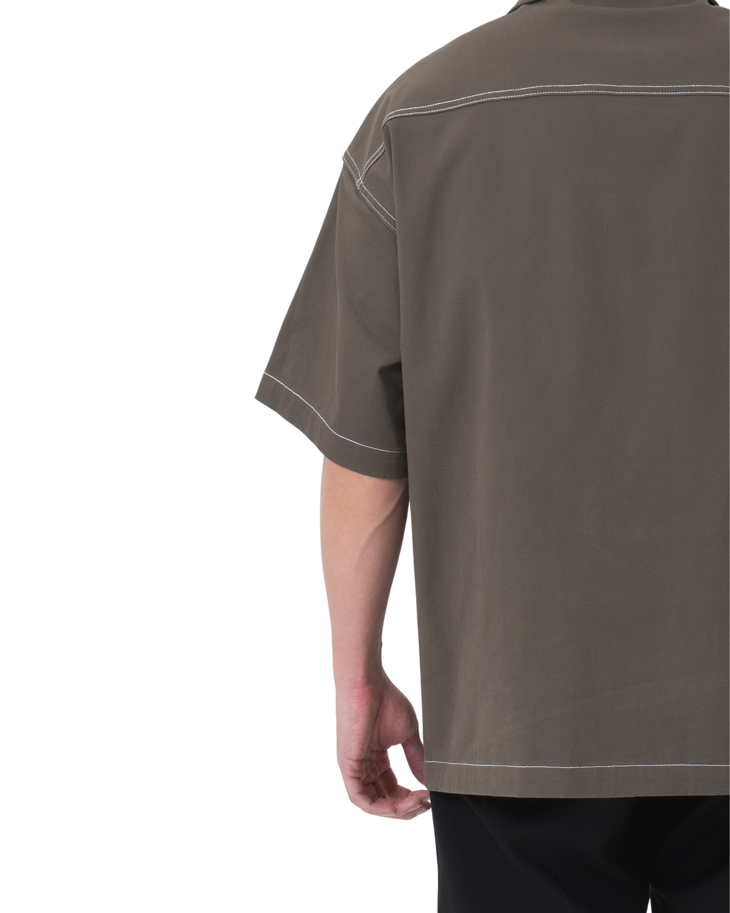 DANTE Button Up Twill in Havana Brown — relaxed fit cotton shirt by That You Are Singapore