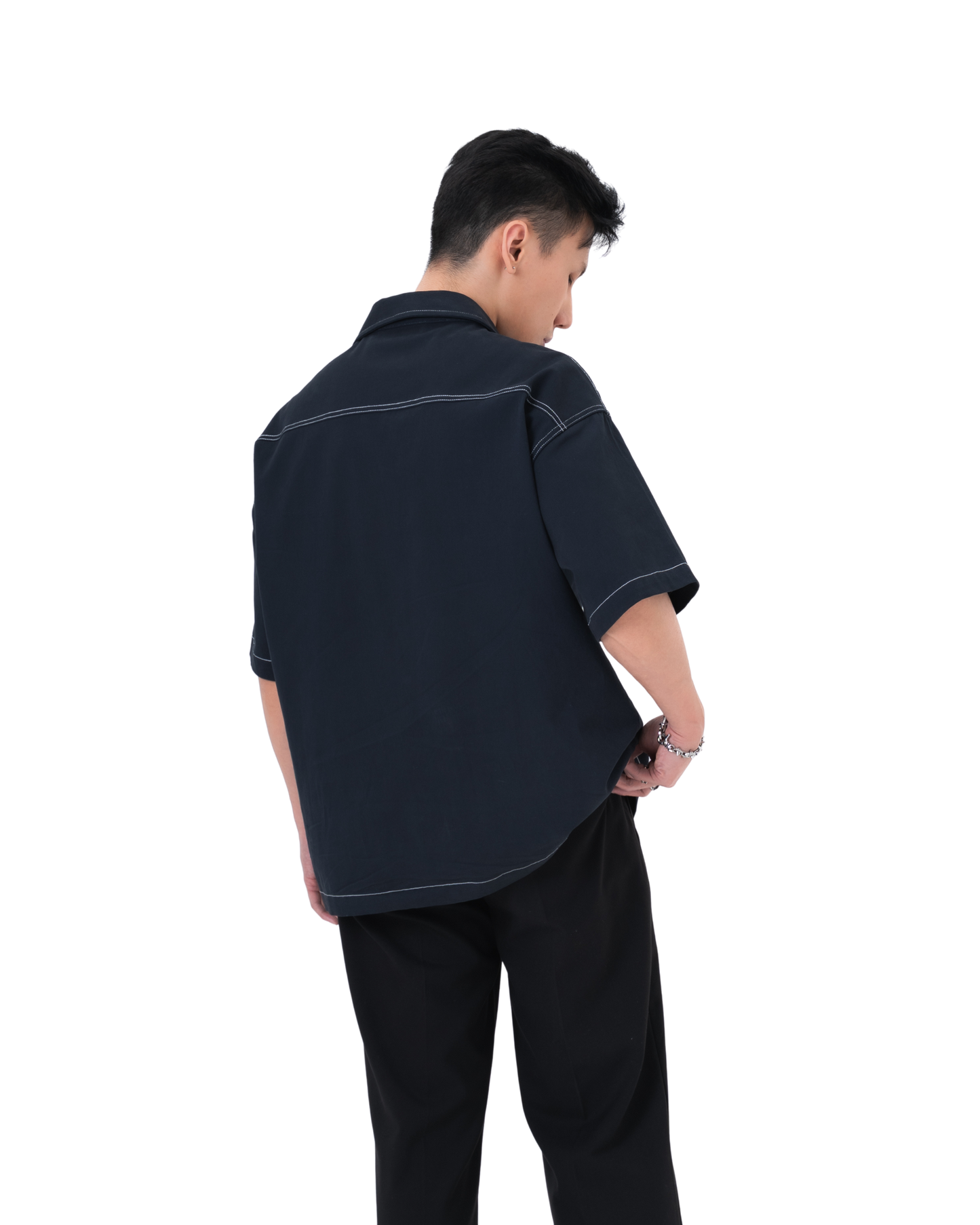 DANTE Button Up Twill – Corbeau Blue