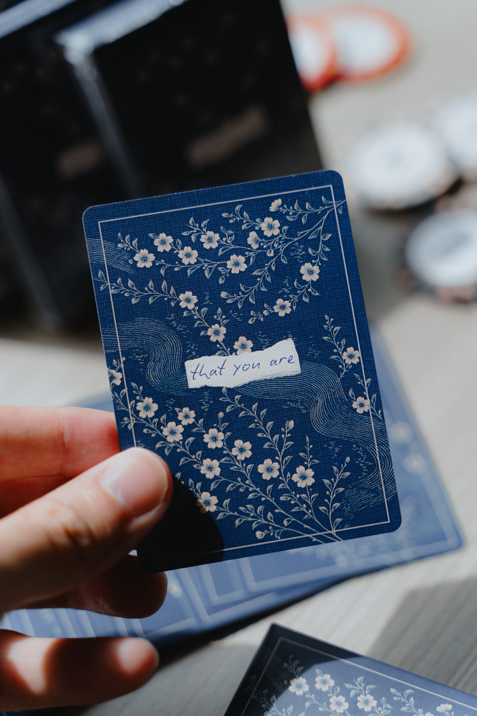TYA exclusive poker cards on 310gsm black core paper — free gift with $88 spend at That You Are Singapore