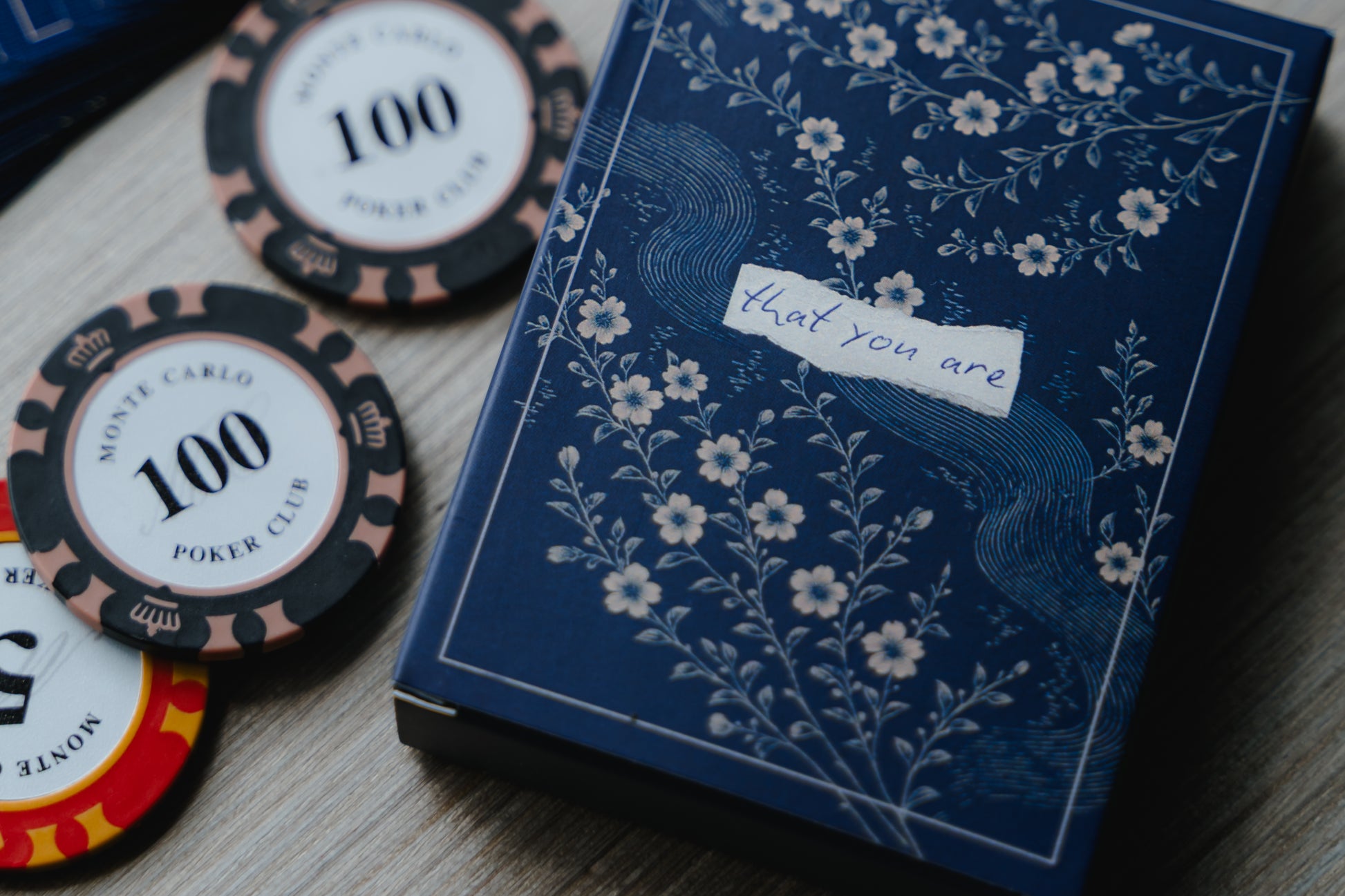 TYA exclusive poker cards on 310gsm black core paper — free gift with $88 spend at That You Are Singapore